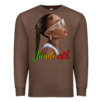 Chestnut juneteenth black woman Premium Sweatshirt - texasbilliewilder