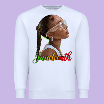 Premium Sweatshirt juneteenth black woman
