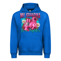 Cobalt Breast Cancer My Grandma Is A Fighter Urban Hoodie - Artiststas