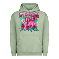 Pigment Oil Green Breast Cancer My Grandma Is A Fighter Urban Hoodie - Artiststas