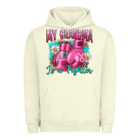 Pigment Pistachio Breast Cancer My Grandma Is A Fighter Urban Hoodie - Artiststas
