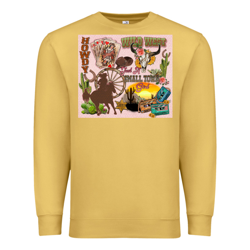 Wild West Western Premium Sweatshirt by Zillion Design Studio | Teevron