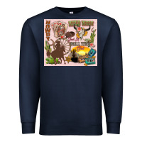 Navy wild west western Premium Sweatshirt - Zillion Design Studio