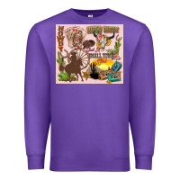 Purple wild west western Premium Sweatshirt - Zillion Design Studio