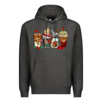 Charcoal Heather religious coffee cups Premium Hoodie - AdoDesignShop