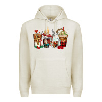 Oatmeal Heather religious coffee cups Premium Hoodie - AdoDesignShop