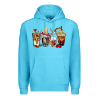 Ocean Blue religious coffee cups Premium Hoodie - AdoDesignShop