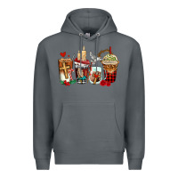 Rock religious coffee cups Premium Hoodie - AdoDesignShop