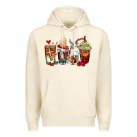 Sandshell religious coffee cups Premium Hoodie - AdoDesignShop