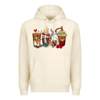 Tofu religious coffee cups Premium Hoodie - AdoDesignShop