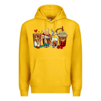 Lemon religious coffee cups Premium Hoodie - AdoDesignShop