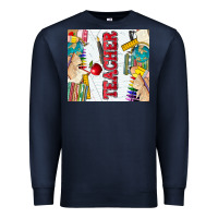 Navy teacher Premium Sweatshirt - Zillion Design Studio
