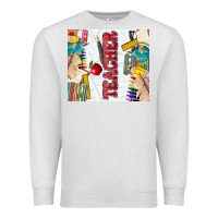 Oatmeal Heather teacher Premium Sweatshirt - Zillion Design Studio