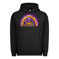 Pigment Black witchy gnome rainbow Urban Hoodie - BundleAndBundleShop