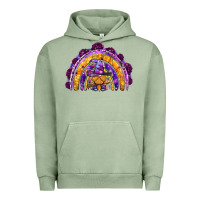 Pigment Oil Green witchy gnome rainbow Urban Hoodie - BundleAndBundleShop