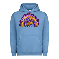 Pigment Pebble Blue witchy gnome rainbow Urban Hoodie - BundleAndBundleShop
