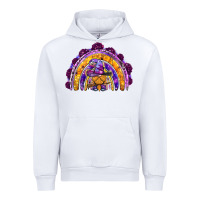 White witchy gnome rainbow Urban Hoodie - BundleAndBundleShop
