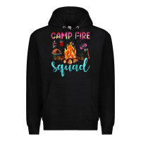Black camp fire squad Premium Hoodie - JahusDesignShop