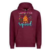 Burgundy camp fire squad Premium Hoodie - JahusDesignShop