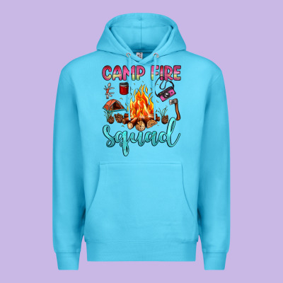 Camp Fire Squad Premium Hoodie Designed By Jahusdesignshop