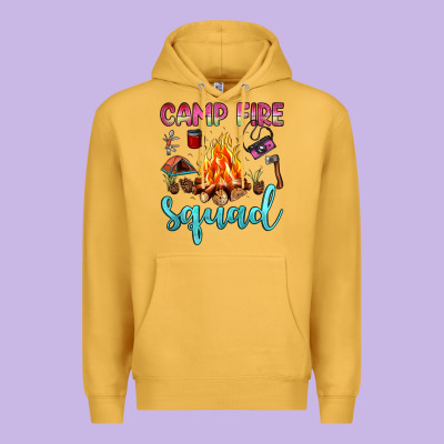 Camp Fire Squad Premium Hoodie Designed By Jahusdesignshop