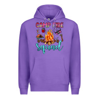 Purple camp fire squad Premium Hoodie - JahusDesignShop
