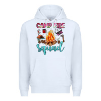 White camp fire squad Premium Hoodie - JahusDesignShop