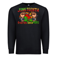 Black juneteenth free ish since 1865 Premium Sweatshirt - texasbilliewilder