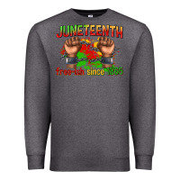 Charcoal Heather juneteenth free ish since 1865 Premium Sweatshirt - texasbilliewilder
