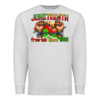 Dove Grey juneteenth free ish since 1865 Premium Sweatshirt - texasbilliewilder