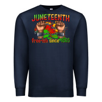 Navy juneteenth free ish since 1865 Premium Sweatshirt - texasbilliewilder