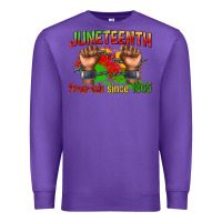 Purple juneteenth free ish since 1865 Premium Sweatshirt - texasbilliewilder