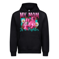 Black Breast Cancer My Mom Is A Fighter Urban Hoodie - Artiststas