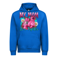 Cobalt Breast Cancer My Mom Is A Fighter Urban Hoodie - Artiststas