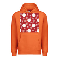 Carrot christmas snow flakes seamless pattern Premium Hoodie - BundleAndBundleShop