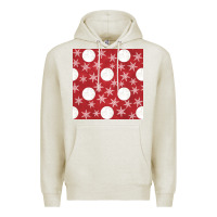 Oatmeal Heather christmas snow flakes seamless pattern Premium Hoodie - BundleAndBundleShop