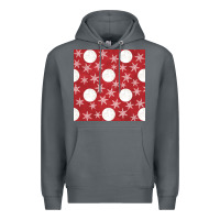 Rock christmas snow flakes seamless pattern Premium Hoodie - BundleAndBundleShop