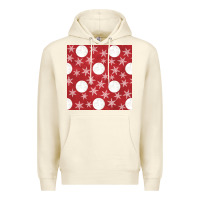 Sandshell christmas snow flakes seamless pattern Premium Hoodie - BundleAndBundleShop