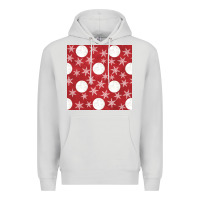 Dove Grey christmas snow flakes seamless pattern Premium Hoodie - BundleAndBundleShop