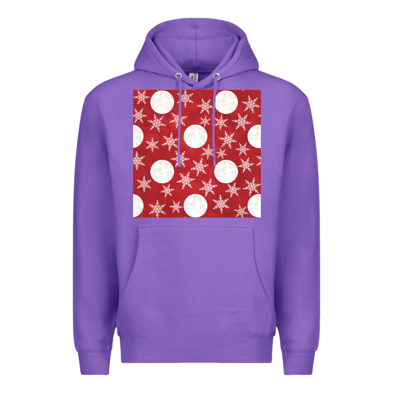 Christmas Snow Flakes Seamless Pattern Premium Hoodie by BundleAndBundleShop | Teevron