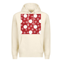 Tofu christmas snow flakes seamless pattern Premium Hoodie - BundleAndBundleShop