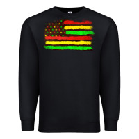 Black juneteenth flag Premium Sweatshirt - texasbilliewilder