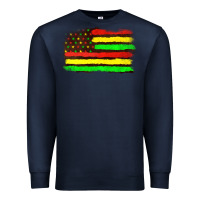 Navy juneteenth flag Premium Sweatshirt - texasbilliewilder