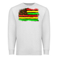Oatmeal Heather juneteenth flag Premium Sweatshirt - texasbilliewilder