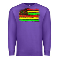 Purple juneteenth flag Premium Sweatshirt - texasbilliewilder