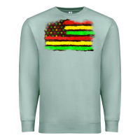 Seafoam juneteenth flag Premium Sweatshirt - texasbilliewilder
