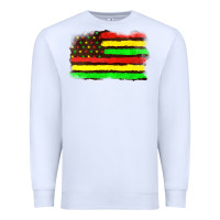 White juneteenth flag Premium Sweatshirt - texasbilliewilder