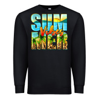 Black summer vibes Premium Sweatshirt - Zillion Design Studio