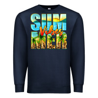 Navy summer vibes Premium Sweatshirt - Zillion Design Studio
