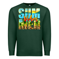 Sports Green summer vibes Premium Sweatshirt - Zillion Design Studio